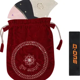 masq Anti-Pollution, Anti-Bacterial (BFE>99%) 4 Layer Embroidered, Designer, Fashionable & Protective 100% Cotton Cloth Face Mask Combo for Women with Size Adjustable Mask Strap & Mask Bag Gift_Pack_Women Reusable, Washable Cloth Mask-picture-40