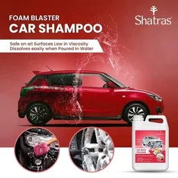 shatras Car Wash Shampoo , Best Foaming For Car Care and Cleaning Liquid Car Washing Liquid image 3