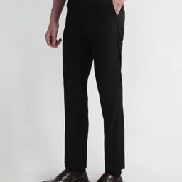 arrow Men Regular Fit Brown Polyester Trousers image 4