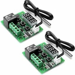 stookin DS Robotics 2 Pack 12V DC Digital Cooling/Heating Thermostat Temp Control -50-110 ?c Temperature Controller 10A Relay Module With Waterproof Sensor Probe Temperature Sensor and Controller Electronic Hobby Kit Power Supply Electronic Hobby Kit-picture-19