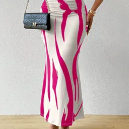 tandul Women Printed Regular Multicolor Skirt image 2