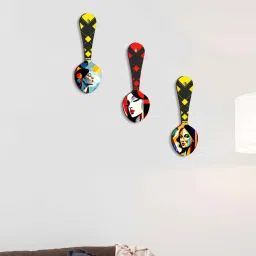 suveharts 3 Pcs Women Wooden New Spoons Hanging image 1