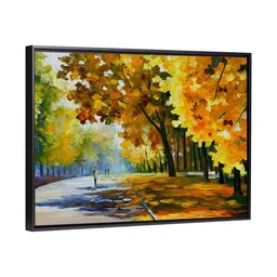 art street Nature Blessings Multicolour Synthetic Wood Framed Canvas Wall Painting image 2