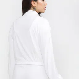 PERFECT PRODUCTIONS Solid Women Wind Cheater image 3