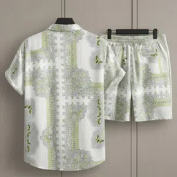 rich vibe Shirt Regular Shorts Co-ords Set image 2