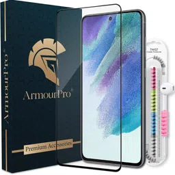 ArmourPro Edge To Edge Tempered Glass for Samsung Galaxy S21 FE 5G, Samsung S21 FE 5G, 1 OG Tempered Glass with 1 Cable Protector-picture-23