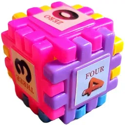 tks papa toys ABCD & 123 Block Game - Colorful Different Pack A to Z & 0 to 9 Model Building Kit image 2