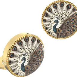 The Smart Buttons Brass Cufflink image 2