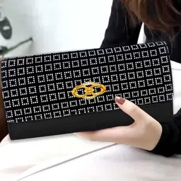 g m w Casual, Formal, Party, Sports Black Clutch-picture-30