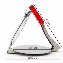 ginoset Steel Puri Maker poori Press Machine Home use(only For puri machine size 6 inch) Roti and Khakra Maker image 3