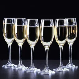 coozico (Pack of 4) Wine Glass Red or White Wine, Champagne Flute Wine Glass Set, Glass Wine Glass-picture-25