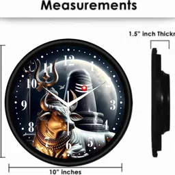 dada handicrafts Analog 24 cm X 24 cm Wall Clock image 2