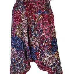 fusfus Printed Rayon, Cotton Women Harem Pants-picture-15