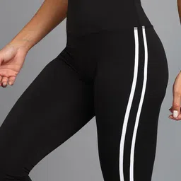 ndm enterprises Women Striped Black Track Pants-picture-35