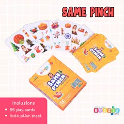 buzzie world Same Pinch Family Card Games for 4-9 Years Kids, Fun card game for - 2-8 player image 2