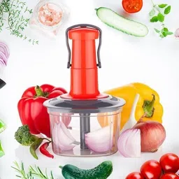 tygahitesh by tygahitesh Premium Push Chopper 650ml 3 Blades Vegetable Chopper-picture-21