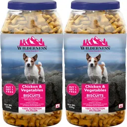 wilderness ( Buy 1 Get 1 Free) , Chicken and Vegetable 1 kg (2x0.5 kg) Dry Young Dog Food-picture-39