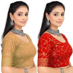 scube designs Round Neck Women Blouse image 1