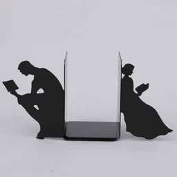 mint furnish Every Body Reads Black Iron Bookend image 4