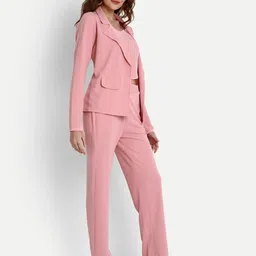 leriya fashion Top Pant Co-ords Set with Blazer image 3