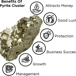 evashu pyrite-stone-i Regular Asymmetrical Rock Stone image 2