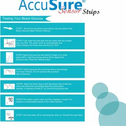 AccuSure 2015 25 Glucometer Strips image 3