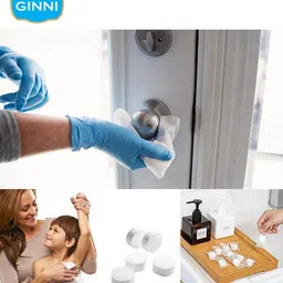 ginni Magic Tablet Compressed Coin Tissue expanded with water image 2
