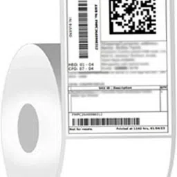 onetech 75MM*125MM (3x5 DT ROLL) THERMAL BARCODE STICKER SELF ADHESIVE Paper Label image 1