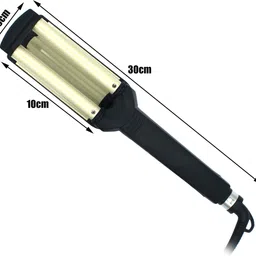 QGS Ceramic B5 Anti-scald Curling Iron Anti-Static Hair Styling Tool 45W Tangle-Free Electric Hair Curler-image-63