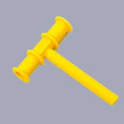 safe-o-kid Non-Toxic, Develop Baby's Biting Skills Safely, Chewy Tube for Toddler- Yellow Teether image 4