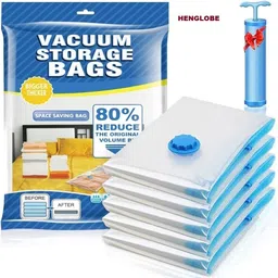 (Pack of 5) Vacuum Space Saver Compressed Bags Travel Storage Vacuum Bags-image-41