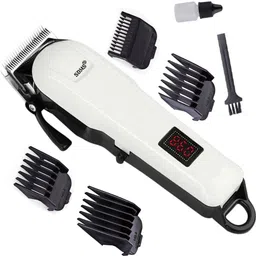 SDMS Men Professional Rechargeable Washable Beard Mustache Hair Clipper Trimmer 120 min Runtime 3 Length Settings-picture-24