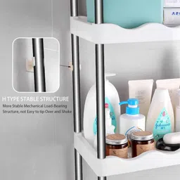 tgopit Over The Toilet Storage Rack, Bathroom Space Saver, Over Toilet Stainless Steel Wall Shelf image 5