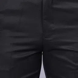 axolotl Men Regular Fit Black Polycotton Trousers image 4