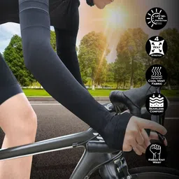 akshara style Cotton Arm Sleeve For Men & Women image 4