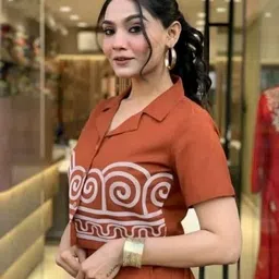 bhurakhiya Self Design Chanderi Stitched Anarkali Gown image 2