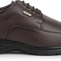 liberty HOL-131E FormalSlip-on Shoes With PU Upper | PVC Sole Lacing Derby For Men image 3