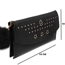 mahabal Casual Beige, Black Clutch - Regular Size image 3