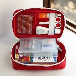 tringdown Emergency First Aid Kit Pouch | Multi-Layer Travel Medicine Pouch First Aid Kit image 5