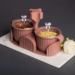 nuvexa Pink, Green Plastic Ashtray image 4