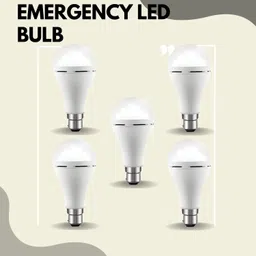 guggu Rechargeable Emergency Bulb 12W Inverter Rechargebale Emergency Bulb_Pack_5 D398 3 hrs Bulb Emergency Light-picture-11