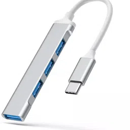 Zeorgia USB-3.0 Type-A port and three USB-2.0 Type-A ports | 4-in-1 USB C Hub, Type-C to USB 3.0 Adapter Splitter, High-Speed Multiport USB Hub-image-7