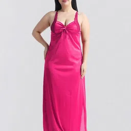 fusionvilla Pack of 6 Women Nighty Set image 2