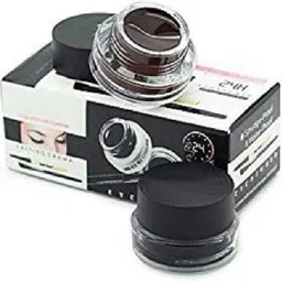 nnbb Black & Brown Water Proof & Smudge Proof 24hrs Gel Eyeliner / Kajal 3+3= 6 g (BROWN, Black) 6 g image 1