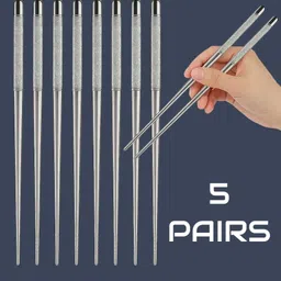 jantrex Cooking, Decorative, Eating, Training Stainless Steel Chinese, Japanese, Korean, Vietnamese Chopstick-picture-27