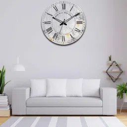 olive tree 12 Inches Classic Wooden Clock image 1