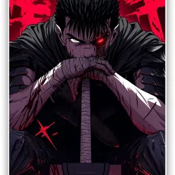 art recall Berserk Wall Poster Anime Poster For Wall Photographic Paper-picture-42