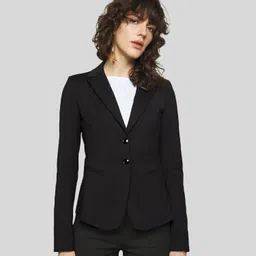 rocksy Women Solid Single Breasted Casual Blazer-picture-26