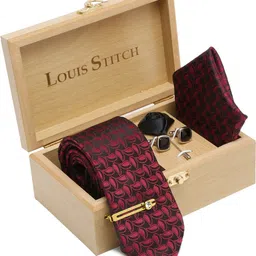 LOUIS STITCH Silk Tie & Cufflink image 5