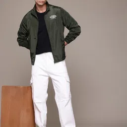 roadster Men Solid Tailored Jacket image 4